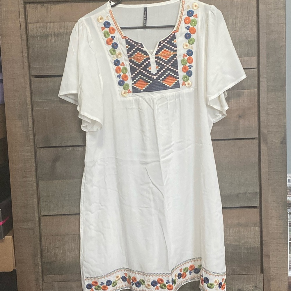 Embroidered dress